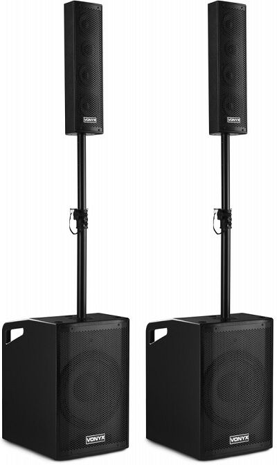 Sistema Som Amplificado BLUETOOTH/USB/SD/MP3 1150W (VX1050BT 2.2) - VONYX