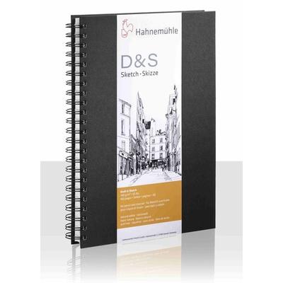 Hahnemühle Papier Skizzenbuch D&S, DIN A5 hoch, 140 g/m²
