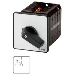 Eaton 097036 Stufenschalter, T5, 100 A, Einbau, 2 Baueinheit(en), Kontakte: 3, 45 °, rastend, ohne 0-Stellung, 1-3, Abwicklungs Nr. 148 T5-2-148/E
