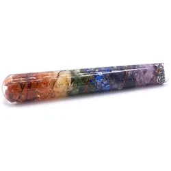 Orgonite Chackra and Copper Healing Wand - 140 x 30 mm