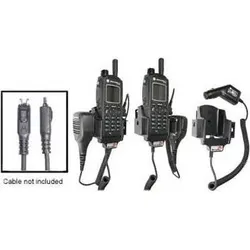 Brodit Funkgeräte Halter, für MOTOROLA MTP 850 / MTP850 - Zur Befestigung des Original Motorola KFZ, Smartphone Halterung