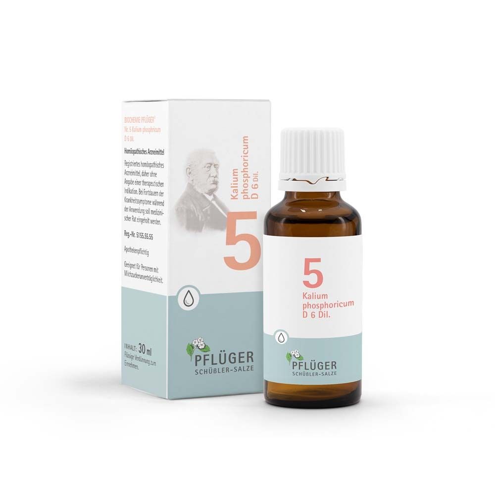 Biochemie Pflüger 5 Kalium phosphoricum D 6 Tropf. 30 ml Tropfen