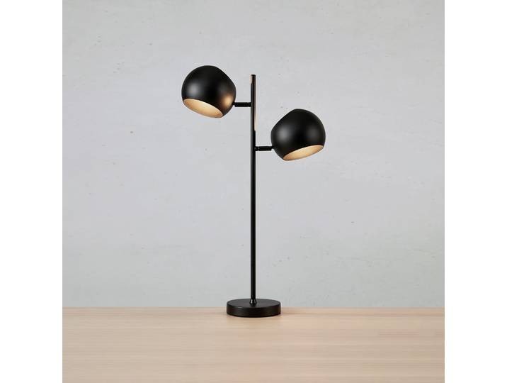 Edgar 2 Tischleuchte Black - Markslöjd - Wohnzimmer - Modern - Metall - Mehrflammig