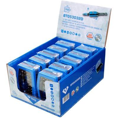BRILLIANT TOOLS Thekendisplay Bit-Satz, 32-tlg. Display, 10 Stk BT053032D