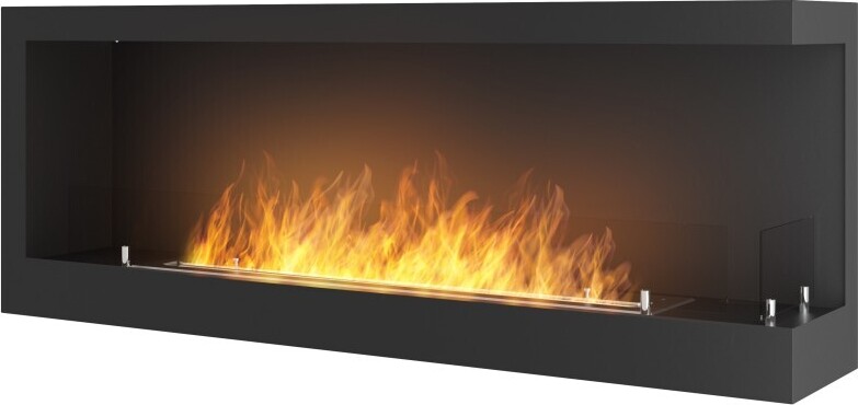 Corner 1200 Right SimpleFire Bioethanol-Einbaukamin mit Glas