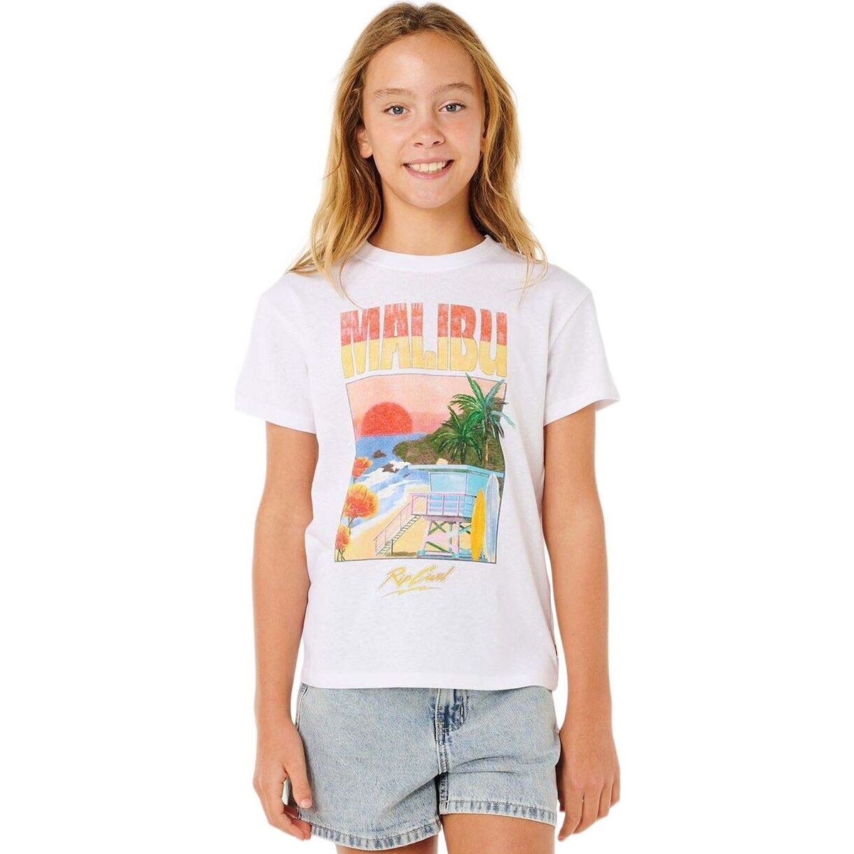 RipCurl Hayley O Relaxed Tee-girl optical white (3262) 12 06HGTE-3262-12