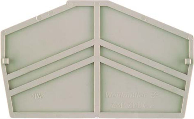 Weidmüller Plaque de fermeture ZAP ZDU4-2 (0413583)