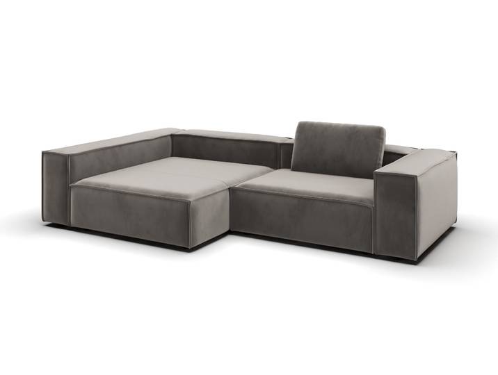 Candy Watertown 2.0 Ecksofa Velvet-inklusive 1 Rückenkissen mit