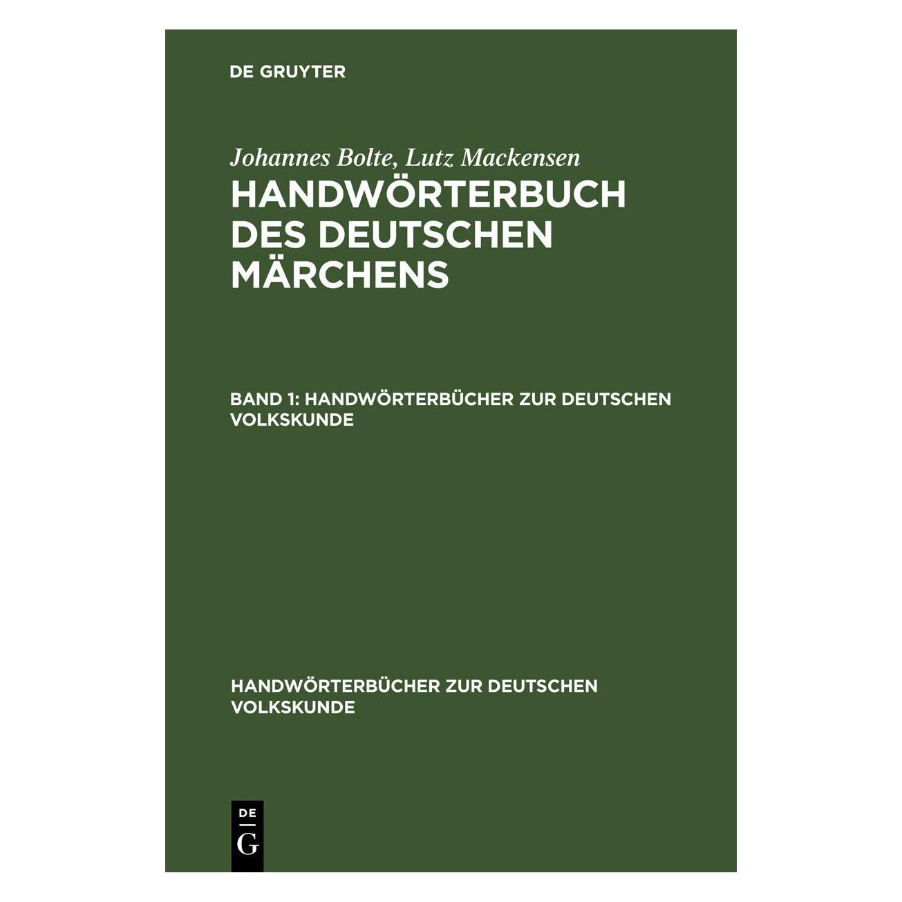 De Gruyter Bolte:Johannes Bolte Lutz Mackensen: H (Deutsch, Hardcover, Johannes Bolte, Lutz Mackensen) (67710147)