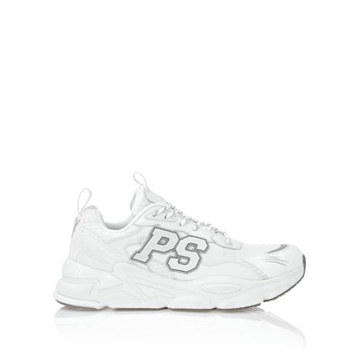 Sneaker PLEIN SPORT "Tiger", Damen, Gr. 42, Normalschaft, weiß (01, weiß), Schuhe Sneaker