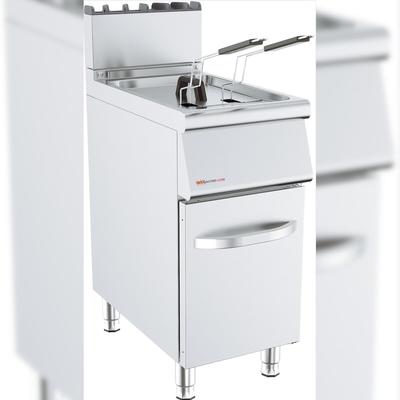 Gas Fritteuse 1 x 15L + inklusiv Unterbau - 15 kW