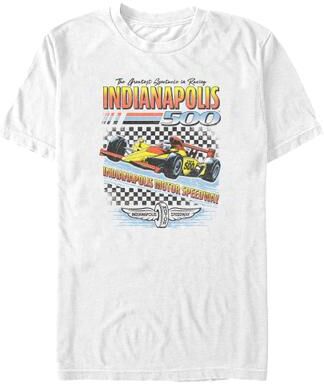 Men's Big & Tall Race Checks by Mad Engine in White (Size XLT)