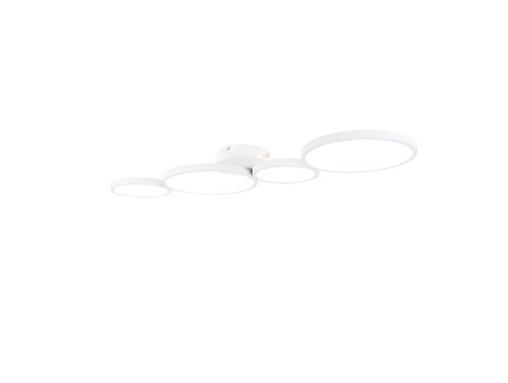 Plafonnier blanc avec LED 3 niveaux de luminosité 4 lumières -