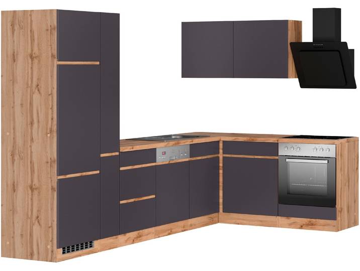KOCHSTATION KS-Riesa Stellbreite 240x270 cm, wahlweise mit oder ohne E-Geräte