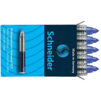 Tintenrollerpatronen Universal 852 blau, 5er Schachtel