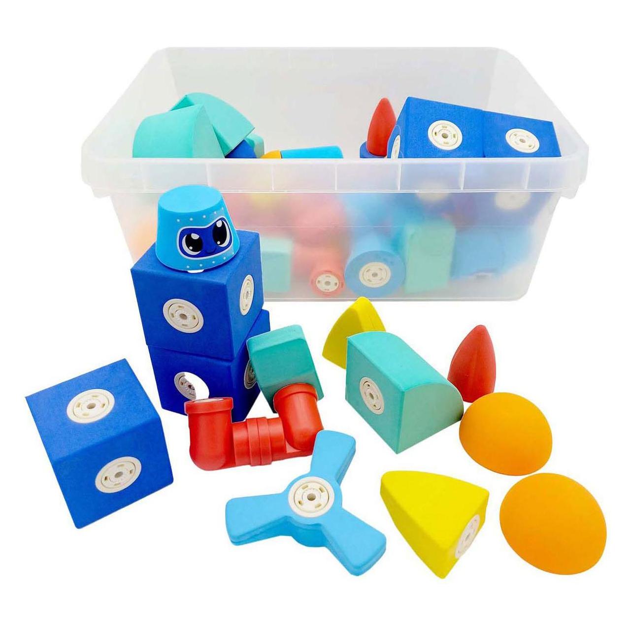 Blockaroo Magnetische Schaumstoffblöcke, 60 Stück. (66570767)