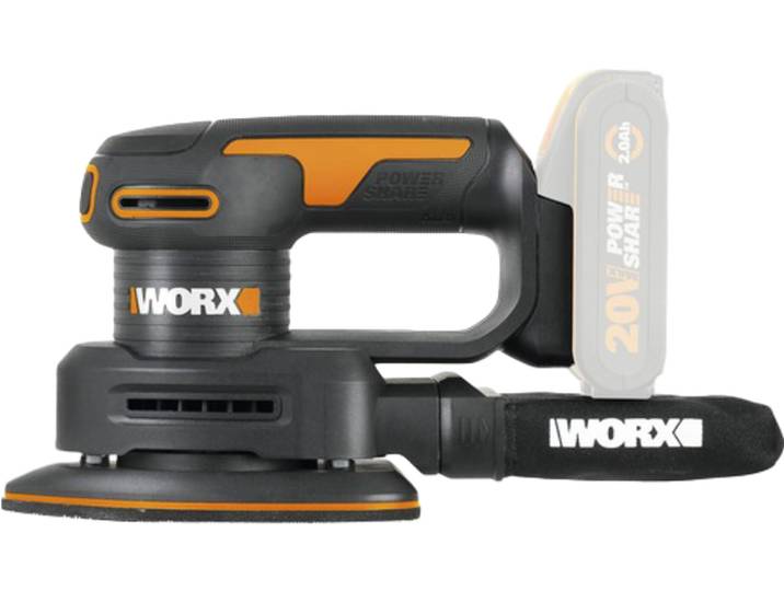 Worx Akku-Schwingschleifer PowerShare Wx822.9 20 V Solo