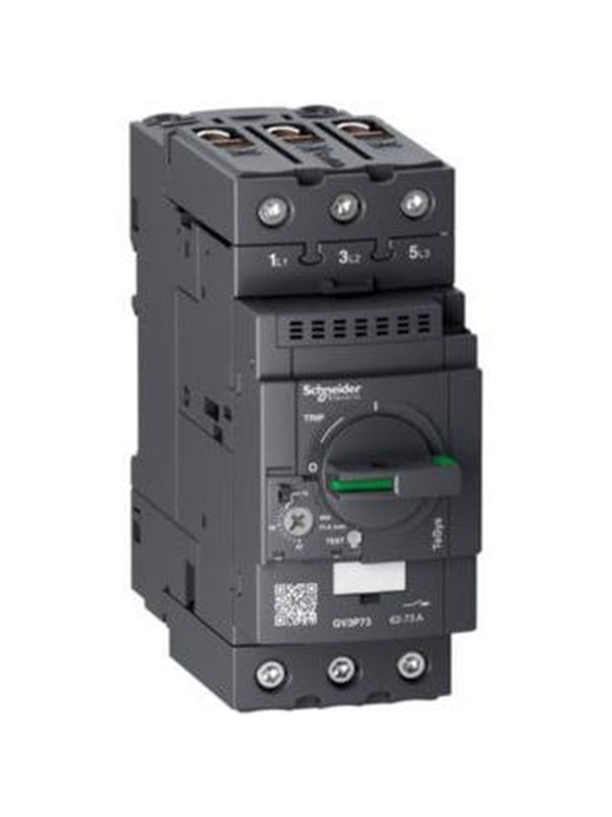 Schneider Electric TeSys GV3 motor protection 3P 62-73a thermal/magnetic disconnection relay for din-rail mounting and with everl