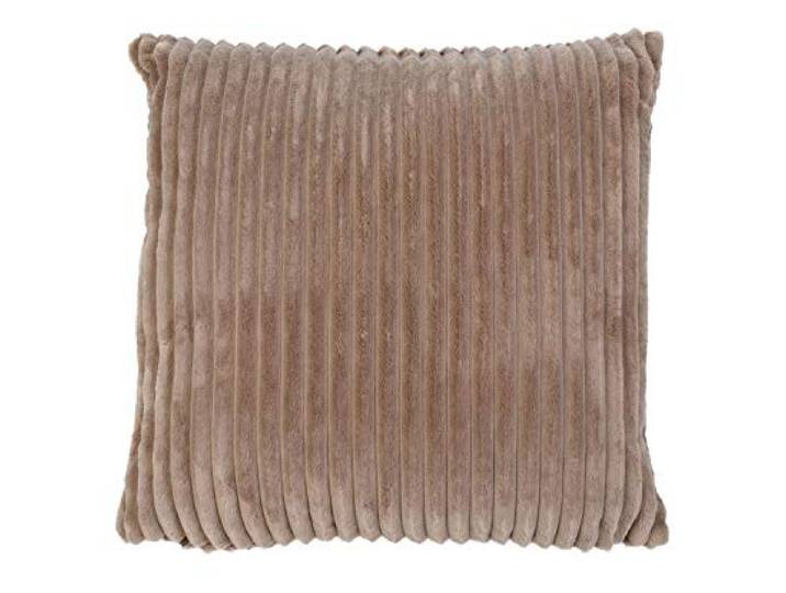 schoenesWohnen24 Decke Taupe 50x50 cm