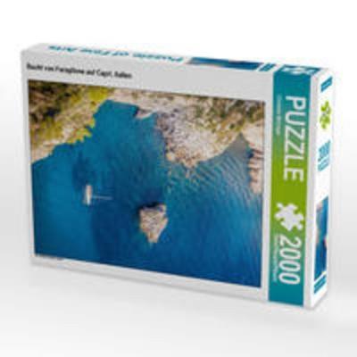 CALVENDO Puzzle Bucht von Faraglione auf Capri, Italien | 2000 Teile Lege-Größe 90x67cm Foto-Puzzle für glückliche Stunden