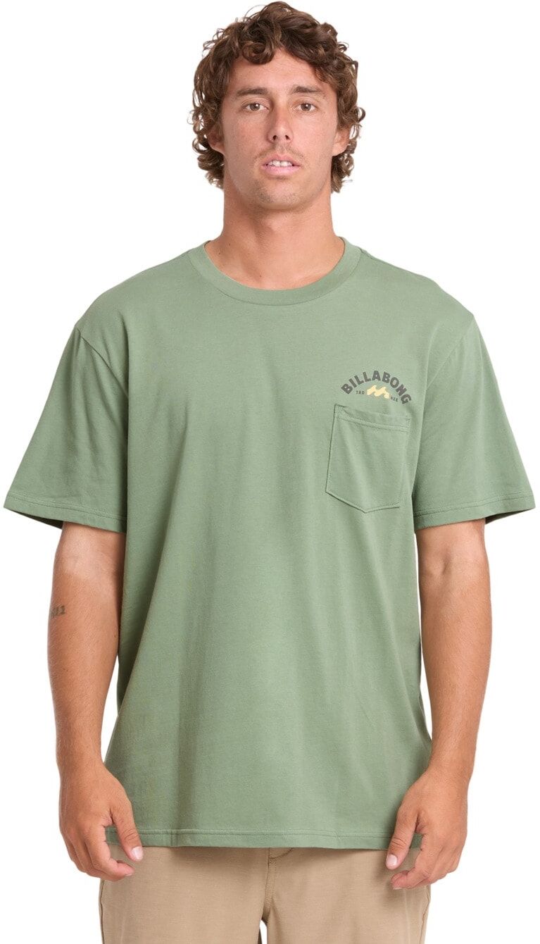T-Shirt BILLABONG "Foundry Premium", Herren, Gr. M, grün (hedge grün), Obermaterial: 100% Baumwolle., Shirts T-Shirt hedge grün M