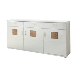 Primo Sideboard  Topeka ¦ weiß ¦ Maße (cm): B: 180 H: 91 T: 44.0