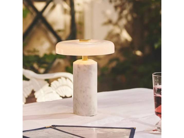 Lampe de Table de charge Portable danoise interrupteur tactile atmosphère LED lampe de bureau en marbre salon chambre chevet lampe de lecture étude