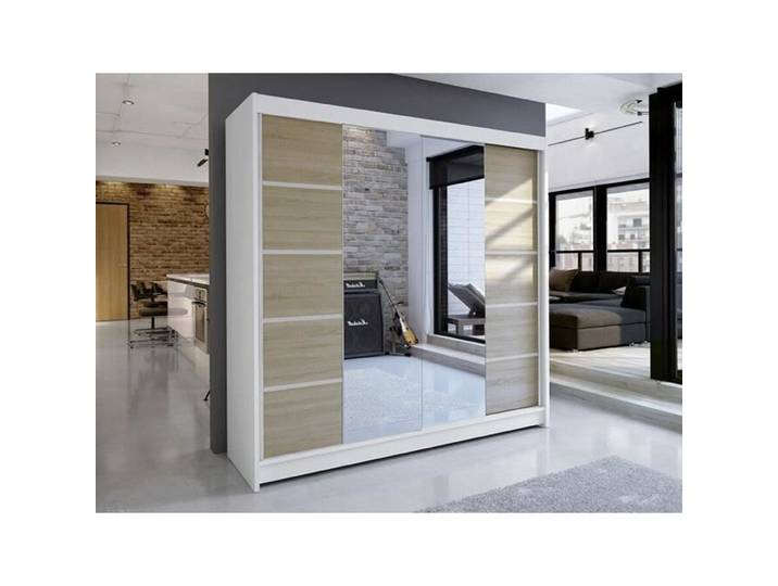 Armoire - Armoire Atlanta 154 217075 - Blanc - 180x215x58cm