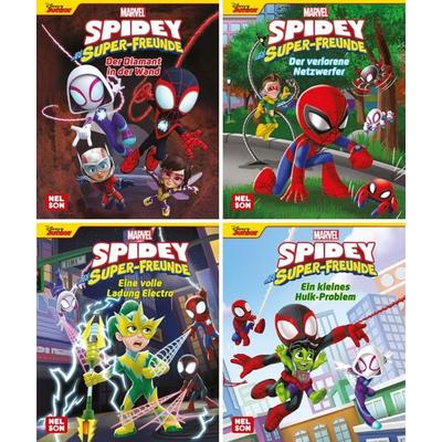 Nelson Mini-Bücher: 4er MARVEL: Spidey und seine Super-Freunde 5-8, Set von , Nelson, 978-3-8451-2641-8