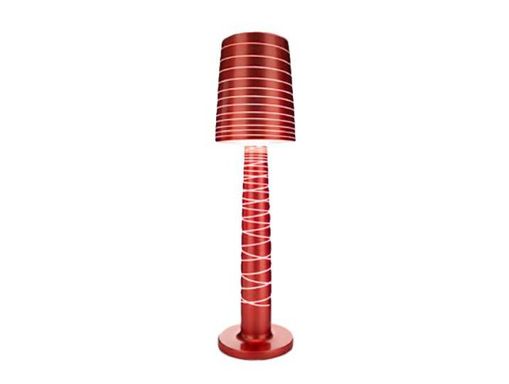 SERRALUNGA lampadaire MISSJANE (Rouge laqué - LLDPE)