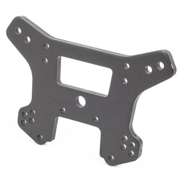 Traxxas dämpferbrücke vorn 6061-t6 alu grau eloxiert (TRX9539A)