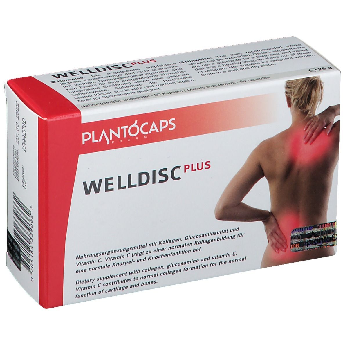 Plantocaps Welldisc Plus Kapseln 60 St