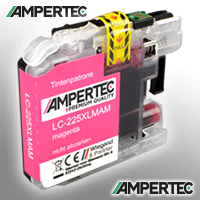 Ampertec Tinte kompatibel mit Brother LC-225XLM magenta LC-225XLMAM