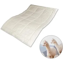 Traumschlaf Premium Alpaka Ganzjahresdecke medium, Füllung: 100% Alpakawolle 155x200 cm
