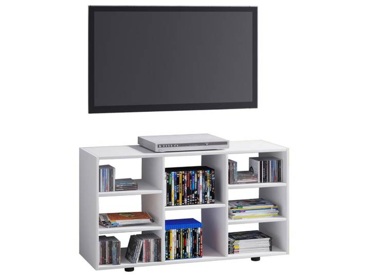 TV-Rack Fetino Weiß B: 114 cm