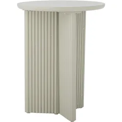 Bloomingville, Couchtisch + Beistelltisch, - Edith Side Table - White (40 x 50 cm)