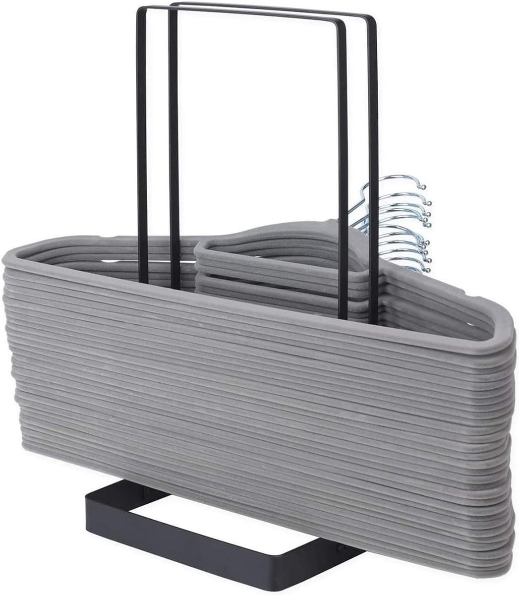 Ruimtebesparende kledinghanger stacker rack voor extra opslag in de slaapkamer