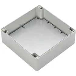 RS PRO Polycarbonat Gehäuse, Grau, Aussenmass 105 x 105 x 60.1mm, IP67 (Gehäuse), Elektronikzubehör + Gehäuse, Grau