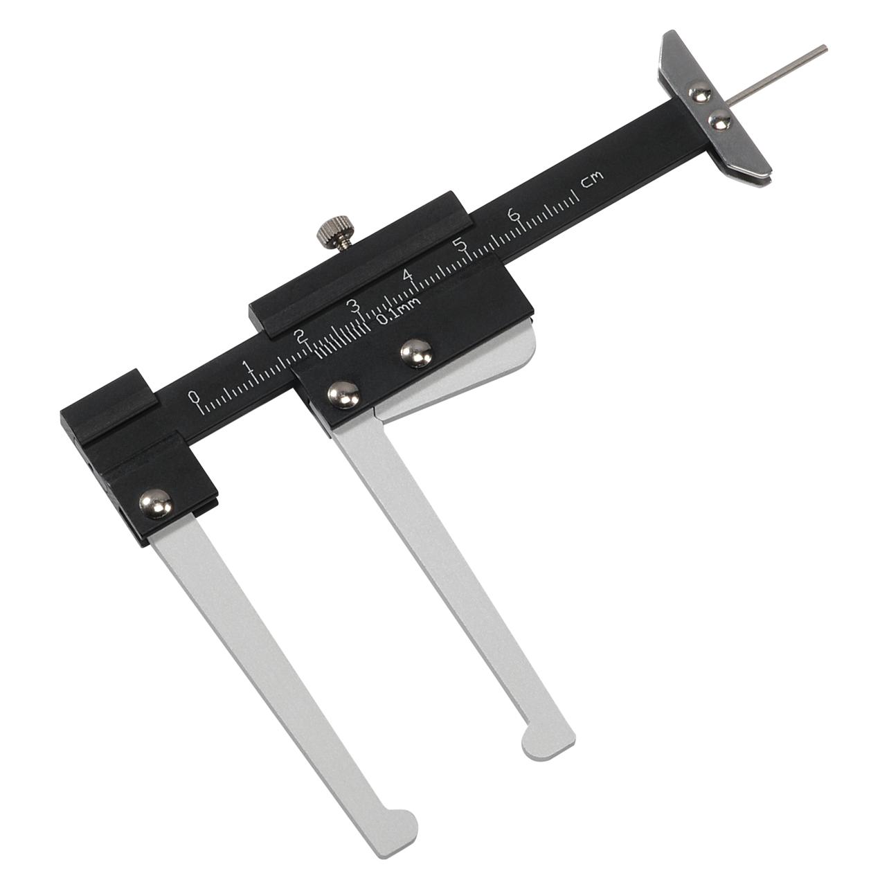 Heyco 2 in 1 Bremsscheiben-Messschieber und Reifenprofil-Messlehre (6 cm) (01815007500)