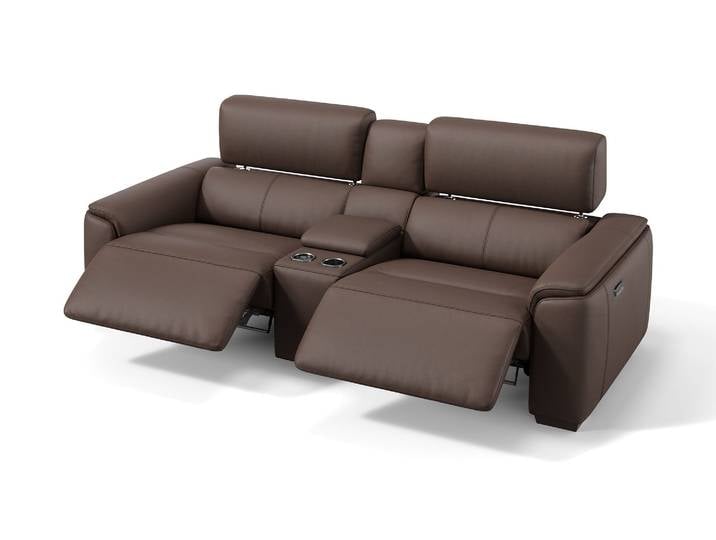 Leder Heimkinosessel CALVERA 2er Sofa Kinosofa Kinocouch