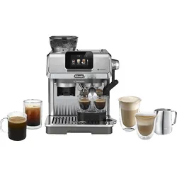 DELONGHI La Specialista Touch EC9455.M - Steuerung per Touchscreen, 8 voreingestellte Kaffee-Rezepte, Cold Brew, Espressomaschine Edelstahl/Schwarz