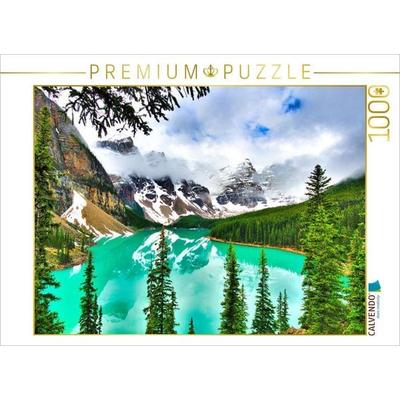 CALVENDO Puzzle Der eizigartige See zeigt sehr früh am Morgen und am Abend sein besonderes Farbenspiel. | 1000 Teile Lege-Größe 64x48cm Foto-Puzzle