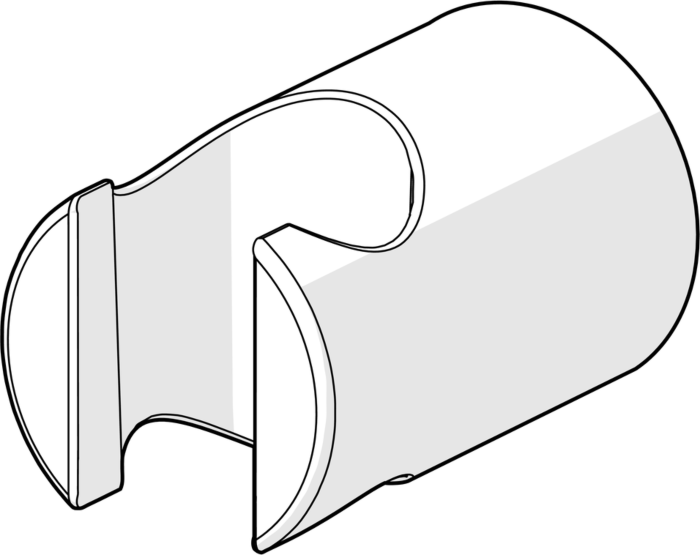 Hansa Brausehalter chrom komplett 59913711