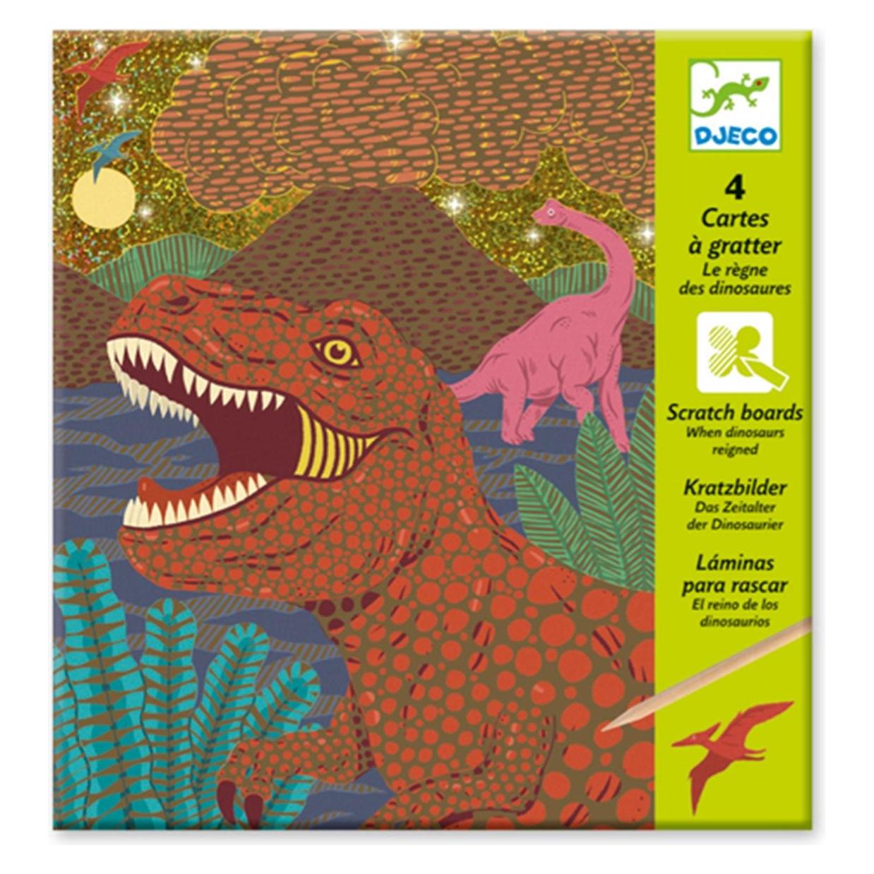 Djeco Scratchbilder Dinosaurier (5409726)