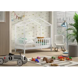 Hausbett Junior ca. 70x140 cm Weiß