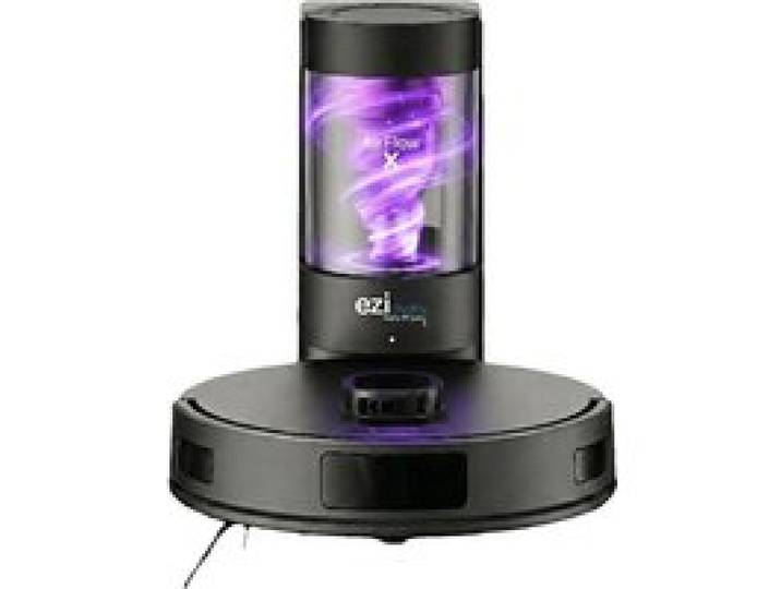 Robot aspirateur laveur LIDAR connecté avec base de vidage EZIclean® AirFlow X