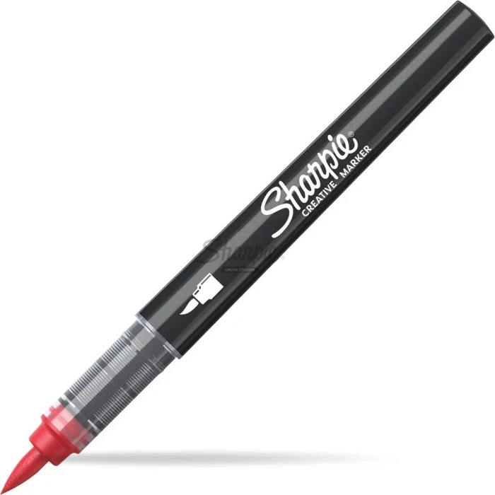 Sharpie Kreativmarker Pinselspitze Acryl rot