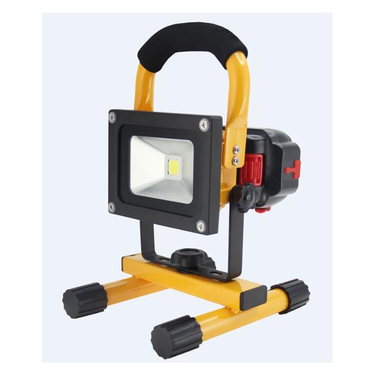 Synergy 21 LED AKKU Baustrahler 10W gelb/kaltweiss slider (800 lm) (S21-LED-NB00290)