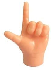 Inspired Finds Stretchable Finger Cat Teasing Toy Gloves With Fake Scissors Design little Gun Left Hand