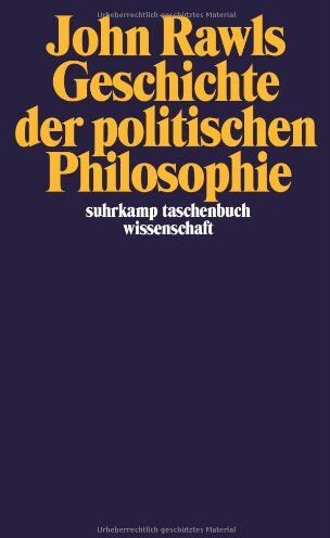 John Rawls - Geschichte der politischen Philosophie (suhrkamp taschenbuch wissenschaft) - Preis vom 10.10.2026 11:48:34 h